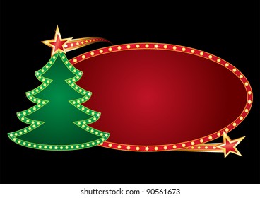 Christmas neon