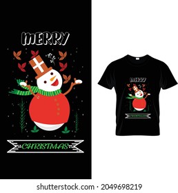 Christmas new Tshirt design merry Christmas