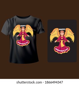 christmas new tshirt design with vector. Item No 06