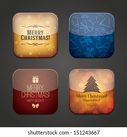 Christmas and New Year application icons