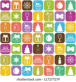 Christmas and new year background
