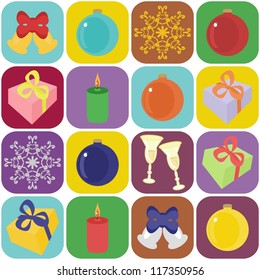 Christmas and new year background