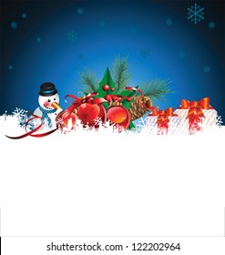 Christmas and new year background