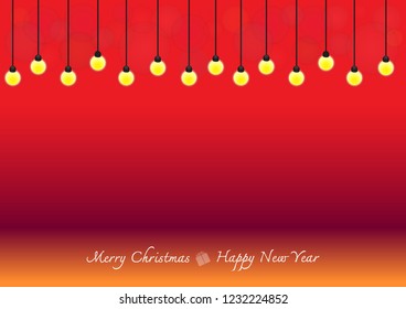 Christmas and New year background