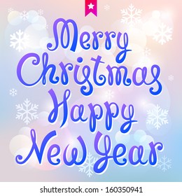 Christmas and New Year background