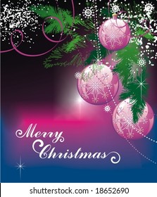 Christmas and New Year background