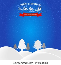 christmas and new year background