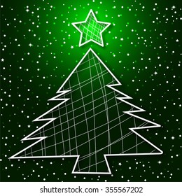 Christmas and New Year background