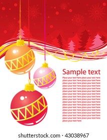 Christmas and New Year background