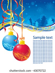 Christmas and New Year background