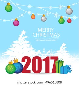 Christmas and New Year Background