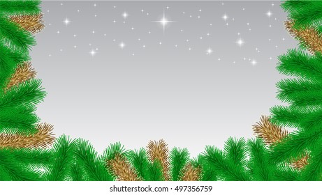 Christmas and New Year background.