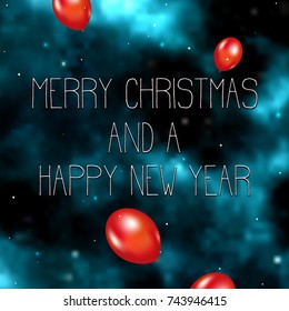 Christmas and new year background