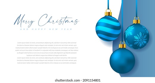 Christmas and New Year background. clean and modern background.  vector illustration