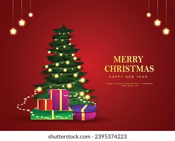 Christmas and New Year background Christmas Greeting Card