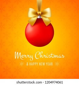 Christmas and New Year Background . Isolated Vector Elements