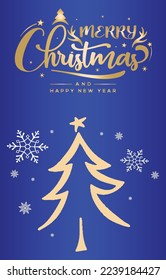 Christmas and New Year background, Merry Christmas, Happy New Year