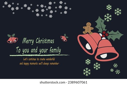 Christmas and new year background .Modern universal artistic template. Merry Christmas Corporate Holiday Cards and invitations. with cute christmas and new year themed icons and background designs.