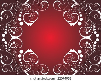 Christmas (New Year) background ornate. Vector background.