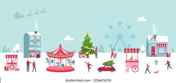 Christmas Carousel Images Stock Photos Vectors Shutterstock