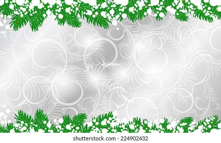 Christmas and New Year background with place for text 