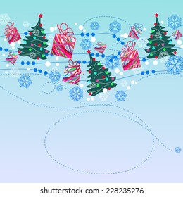 Christmas and New Year background with place for your text