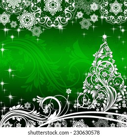 Christmas and New Year background with place for your text