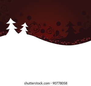 christmas and new year background with place for text, in red white colors