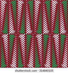 Christmas and New Year background, stylish christmas tree seamless pattern, abstract style festive wrapping paper, holiday fabric for decoration and design