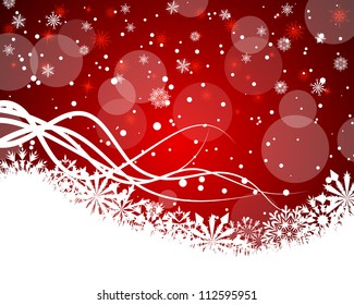 Christmas and New Year background. Vector illustration. EPS 10 with transparency.