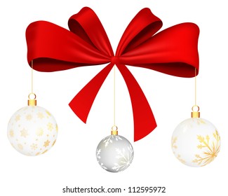 Christmas and New Year background. Vector illustration. EPS 10 with transparency.