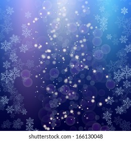 christmas and new year background, vector illustration