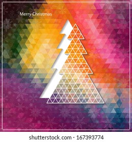 Christmas and New Year background, xmas gift template, abstract beautiful card