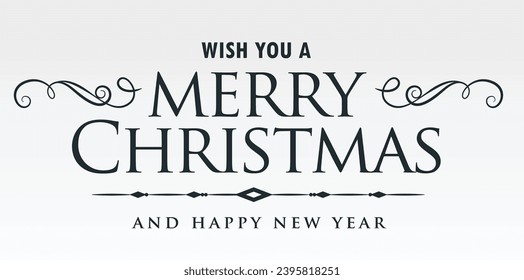Christmas and New Year background. Xmas pine fir lush tree. Candy cane from cookies, golden gifts box. Glass Balls hanging on ribbon. Bright Winter holiday composition. Greeting card, banner, poster