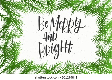 Christmas. New Year calligraphy, Christmas brush lettering vector background, poster, card, invitation