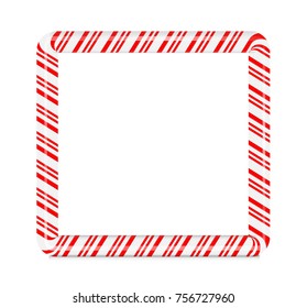 Christmas and New Year candy frame