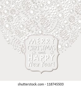 Christmas and New Year card