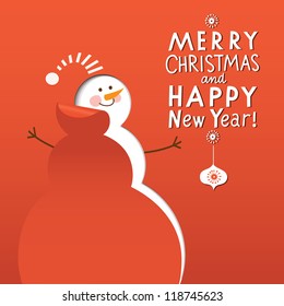 Christmas and New Year card