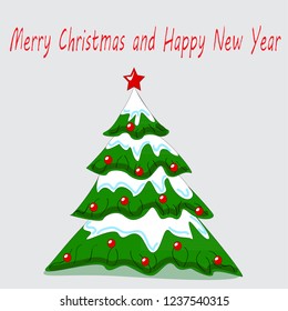 Christmas and new year card