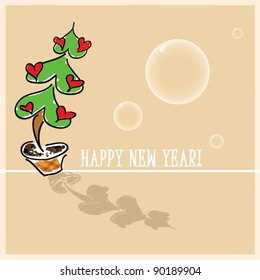 Christmas and new year card