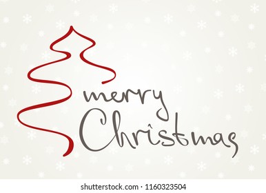 Christmas and New Year card background template. Vector Illustration.