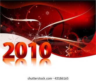 christmas and new year card background