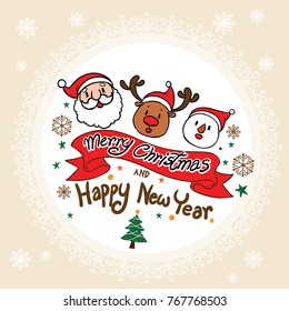 Christmas and New Year Card illustration-02