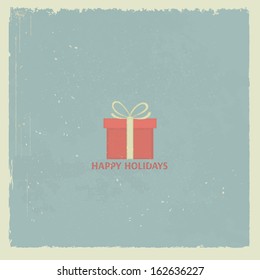Christmas and New Year card .  Vector, EPS 8.