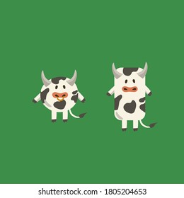 Christmas and new year cards with symbols of the new year of the bull and winter holidays. Can be used for banners, greeting cards, gifts, etc. Holiday card, with Christmas tree and winter holiday