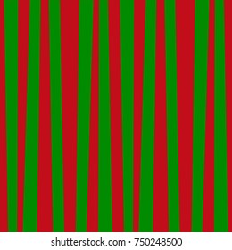 Christmas or new year colored  pattern background with red and green vertical stripes. Vintage retro stripes design. Creative vertical banner. Vector illustration for design, card, poster.
