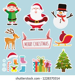 Christmas and new year decoration background