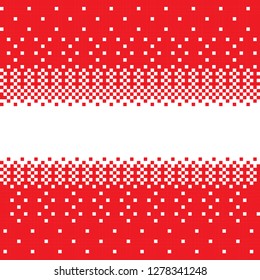 Christmas and New Year Design. Knitted seamless pattern in pixel