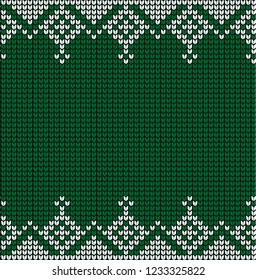 Christmas and New Year Design Seamless Knitting Pattern