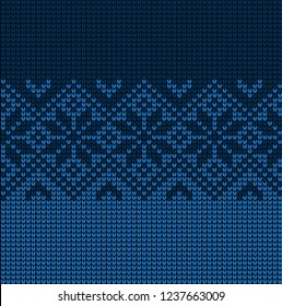 Christmas and New Year Design Seamless Knitting Pattern